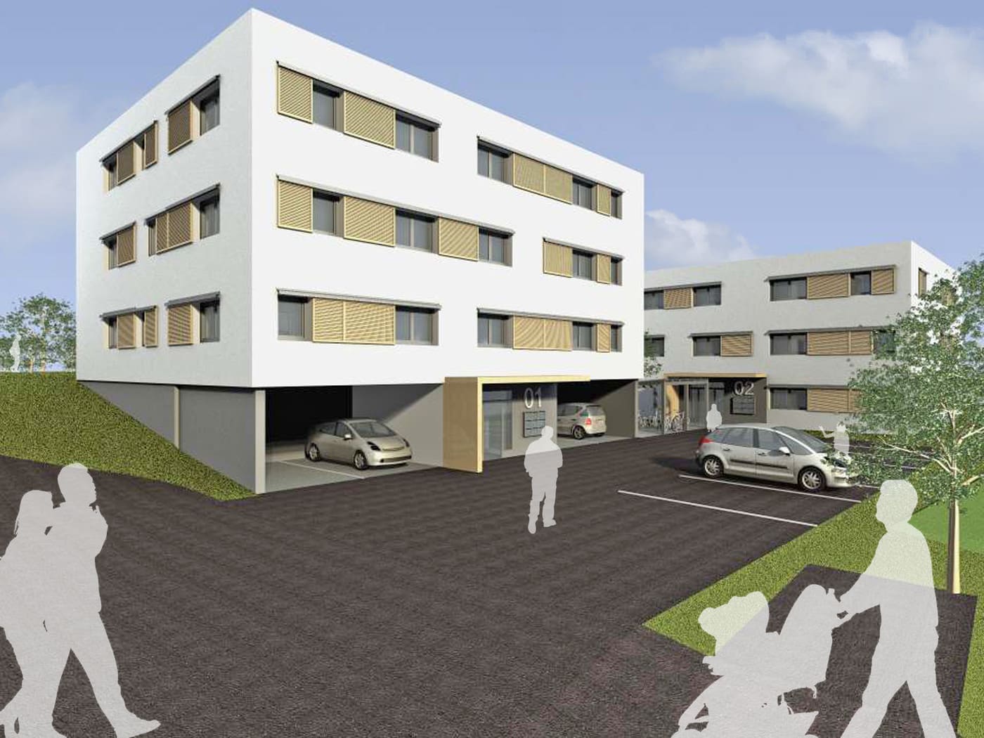 Projektfoto Wohnhausanlage Krieglach