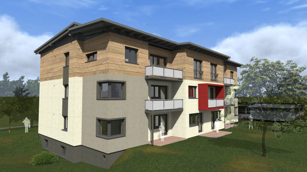 Projektfoto Wohnhausanlage Mürzhofen